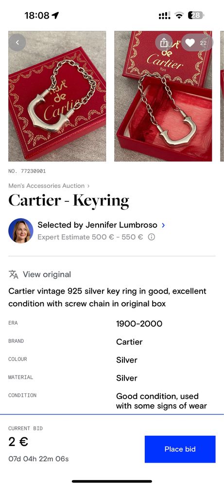 Breloc (keychain) Cartier