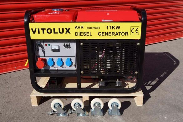 14KVA Дизелови Трифазни Генератори VITOLUX с електрически старт