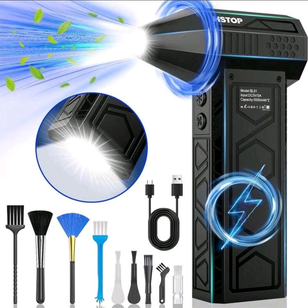 Suflanta Ventilator Aer noua 180000 rpm baterie 10000 mAh