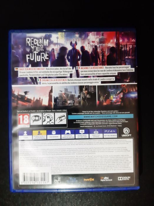 Watch dogs legion на PS4