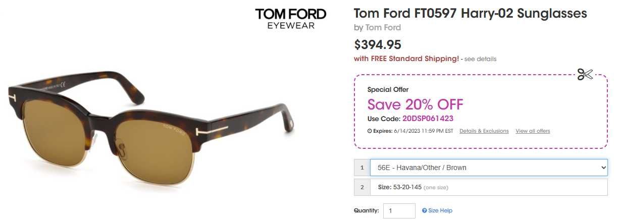 Ochelari de soare Tom Ford Originali Noi