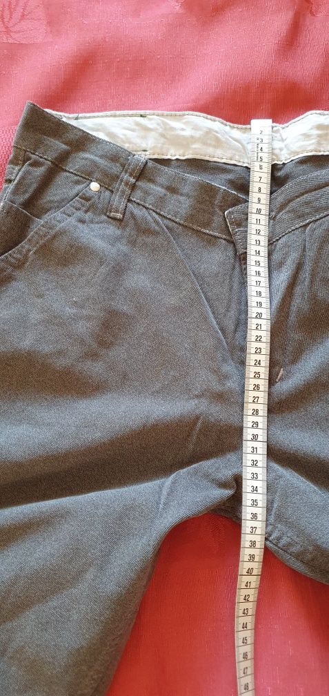 Pantaloni bumbac,noi, barbati, gri, W34