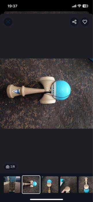 Kendama krom pop
