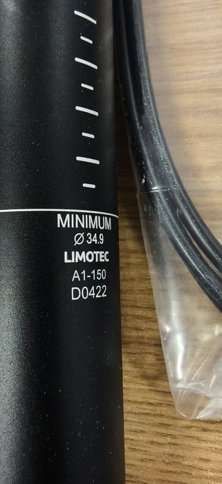 НОВИ Колче дропър Dropper за седалка Limotec 34.9 150,170мм за колело