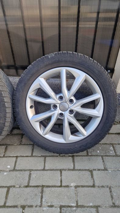 Jante originale Audi R17 cu anvelope de iarna (Seat, VW, Skoda, etc)