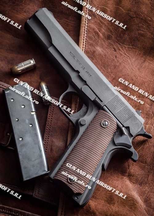 Colt V.2 [POWER] - Pistol Airsoft Manual Spring, Full Metal MODIFICAT!