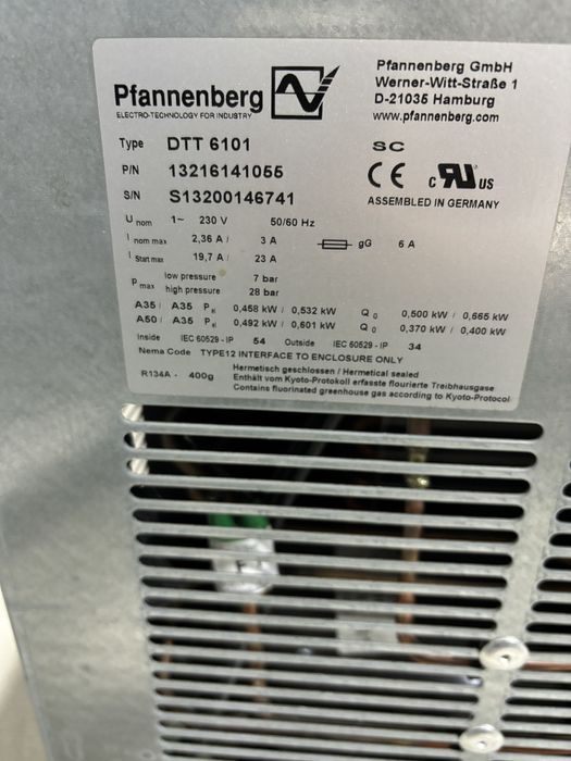 Dispozitiv de răcire industrial Pfannenberg