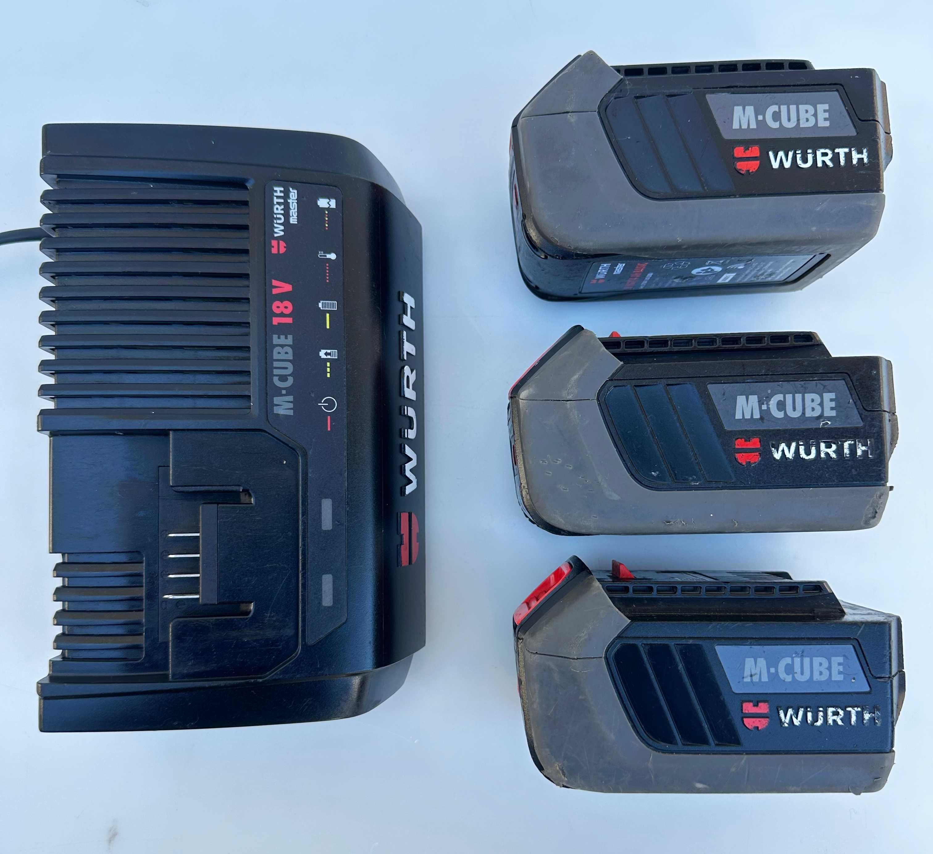 Wurth M-Cube Безчетков сет от перфоратор, ъглошлайф и винтоверт
