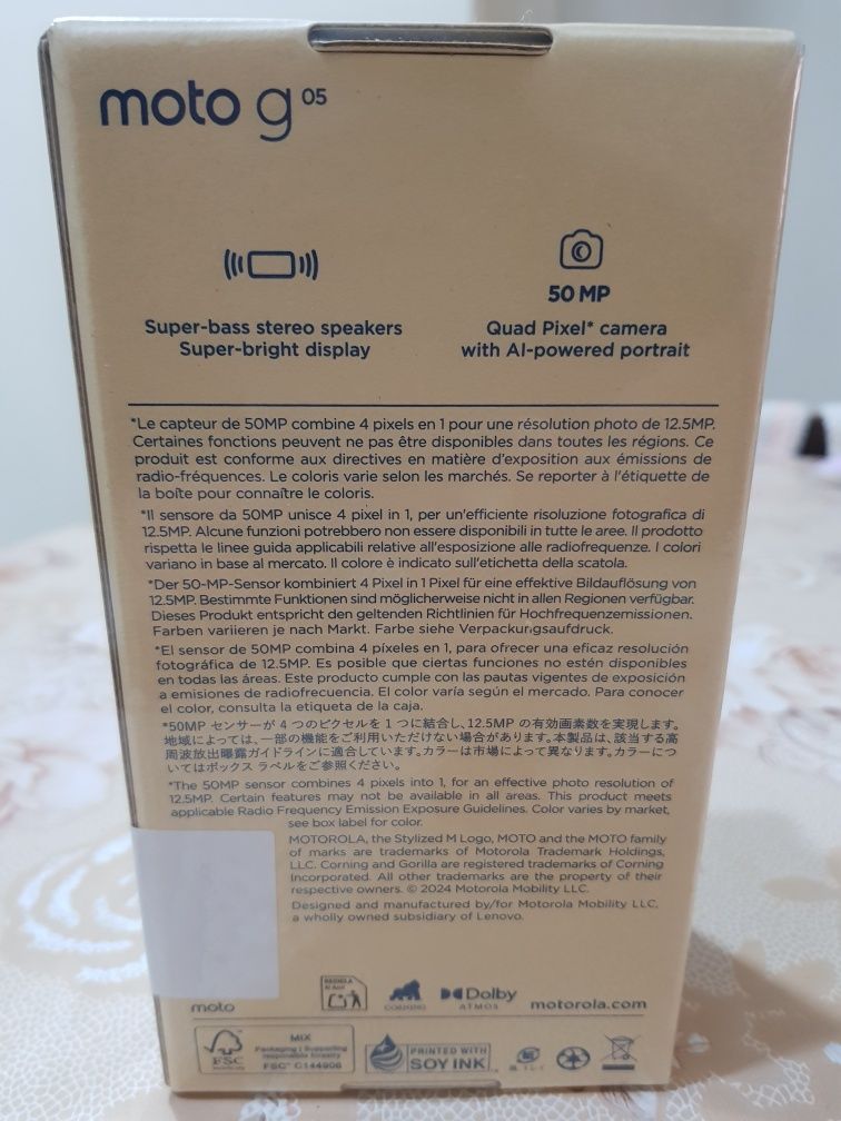 Телефон Moto g05