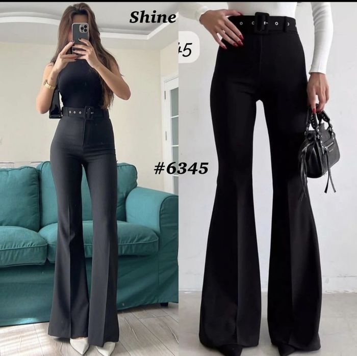 Брюки клеш классические