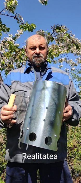 Accelerator pentru grătar. Aprinzător de cărbuni supradimensionat