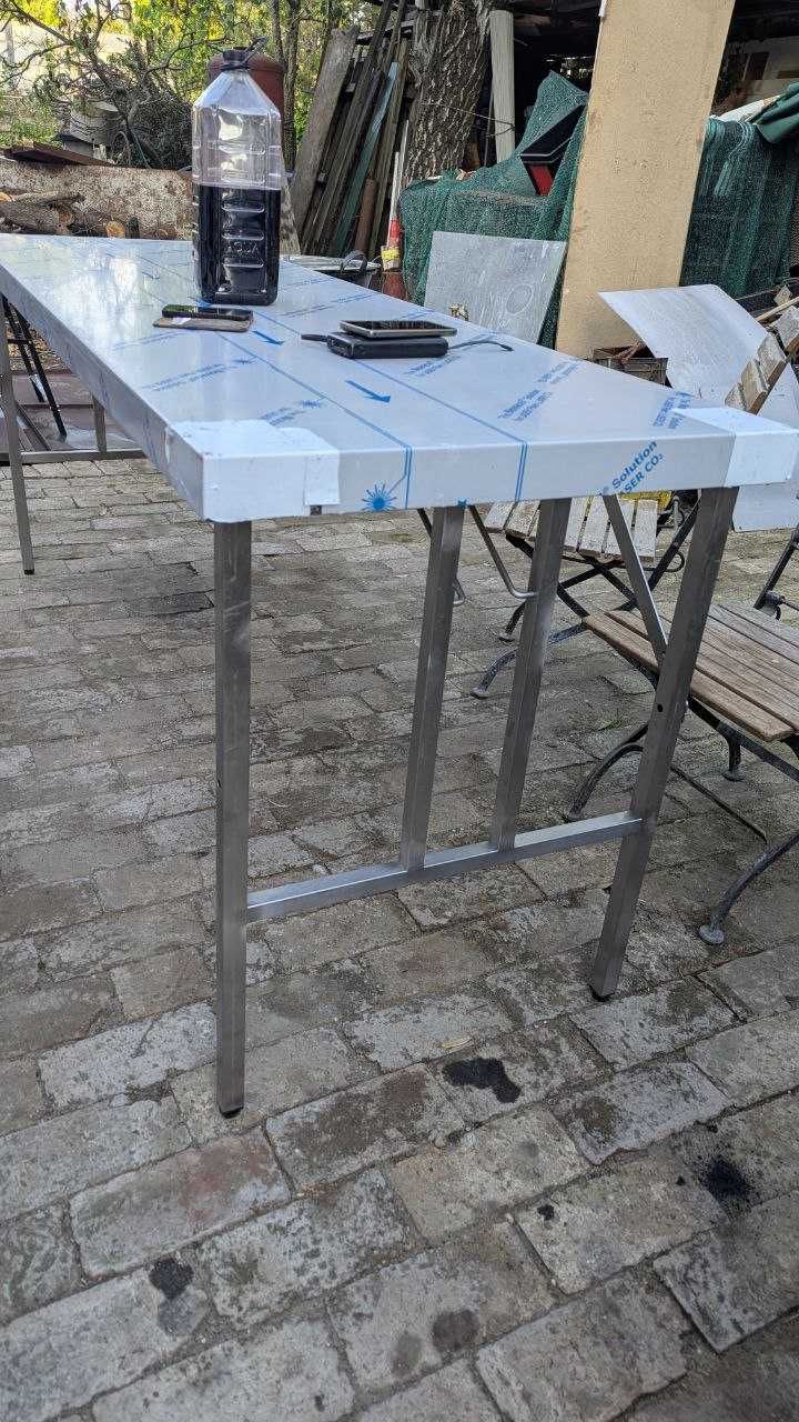 Masă inox pliabilă profesională