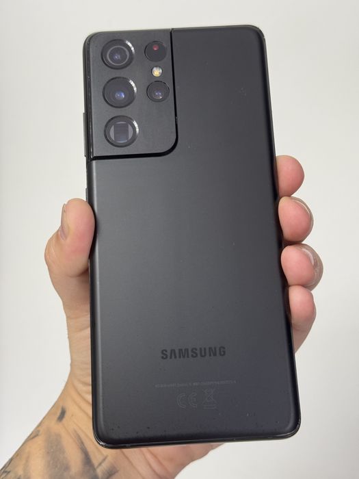 SAMSUNG Galaxy S21 Ultra 5G, 128GB, 12GB RAM, Dual SIM, Phantom Black
