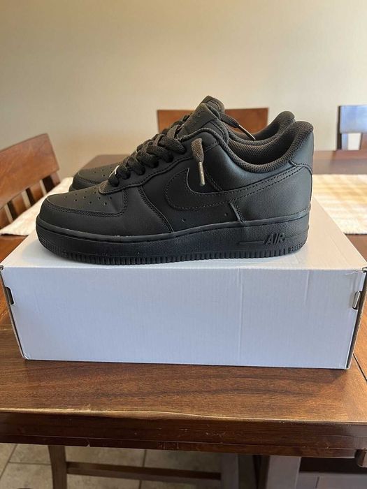 STYLISH Nike Air Force 1 07' Triple Black (от/до 36-47 номер)