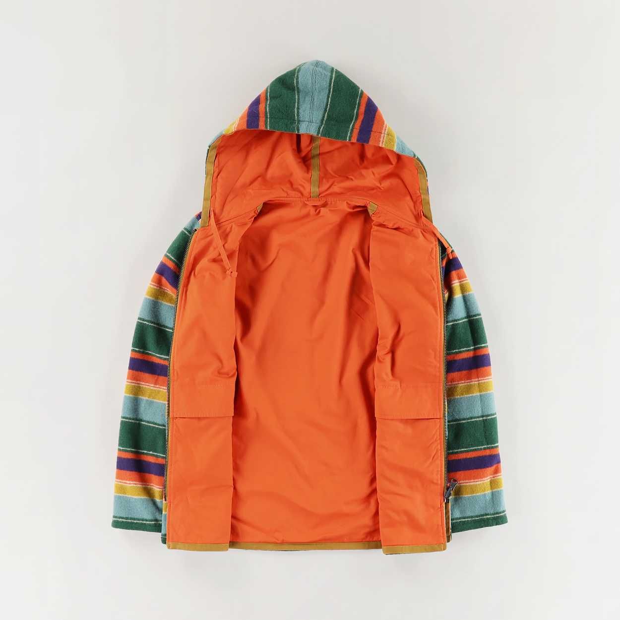 Element x Nigel Cabourn Alder Reversible Blanket Fleece Jacket - M