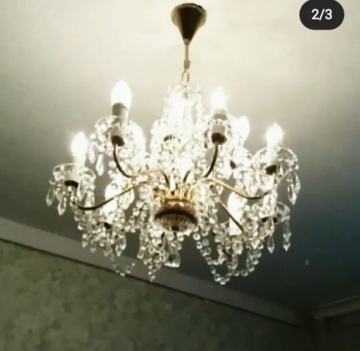 Люстра хрустальная
