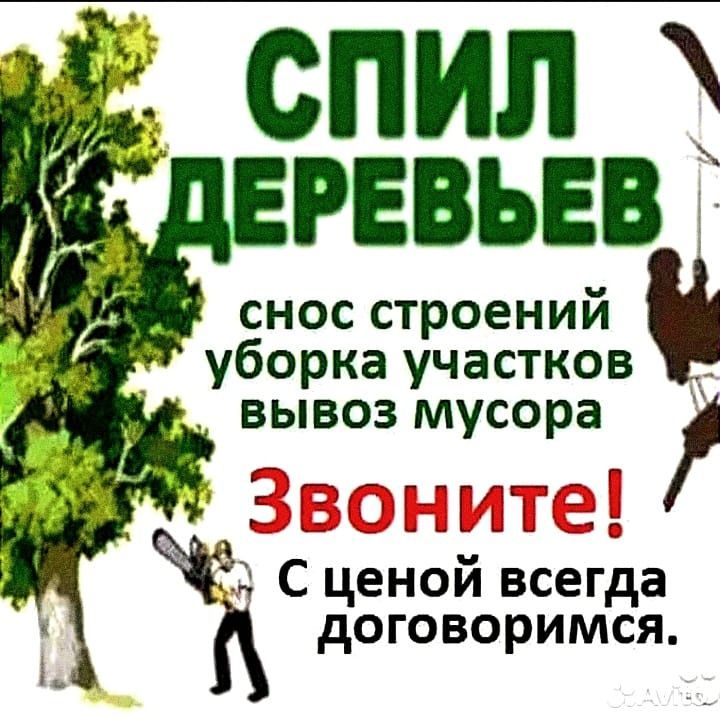 Спил деревьев выкарчовка пней корней вывоз на свалку