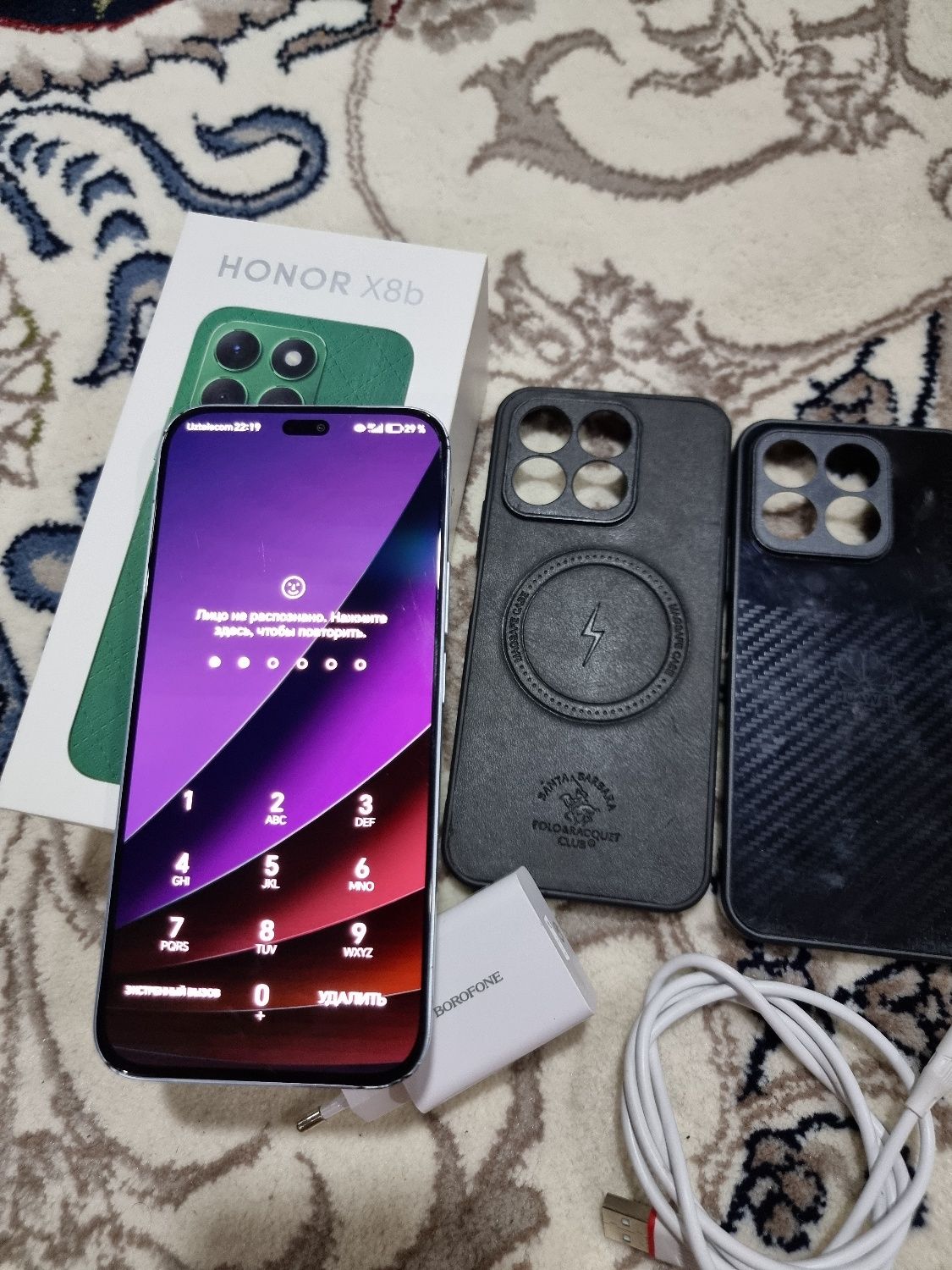 Honor x8b 8/256  komplekt