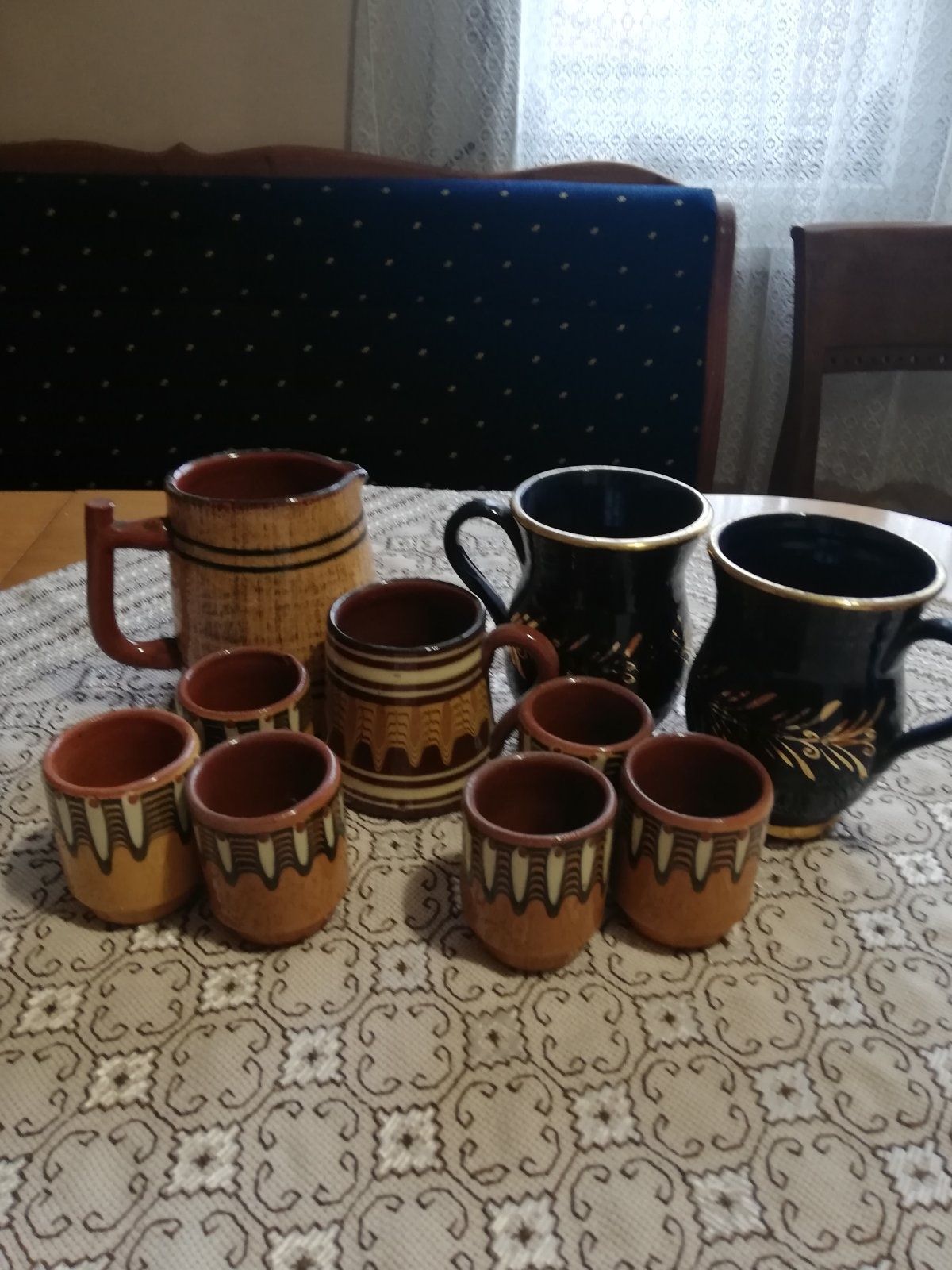 Комплект стари керамични съдове