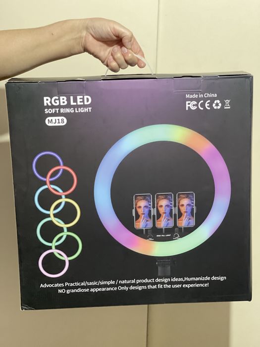 Скидка Самый большая Кольцевая лампа Ргб Новый