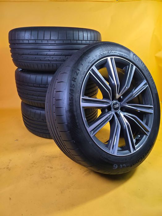 Roti Jante Anvelope VARA 285/45/21 5x112 OEM AUDI Q8 CA NOI 2024 2025