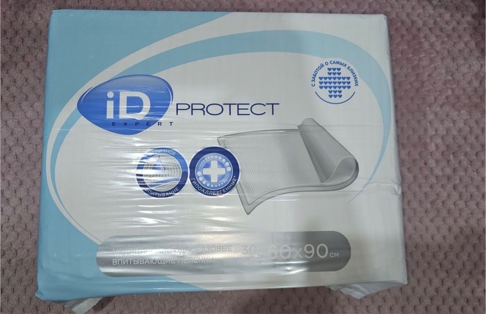 пеленики id protect 60х90