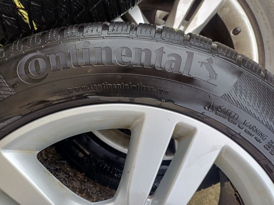 Джанти Мерцедес със зимни гуми Континентал 5x112 R19 255/50