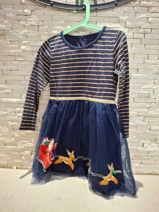 Коледна рокля за момиче 5-6 г