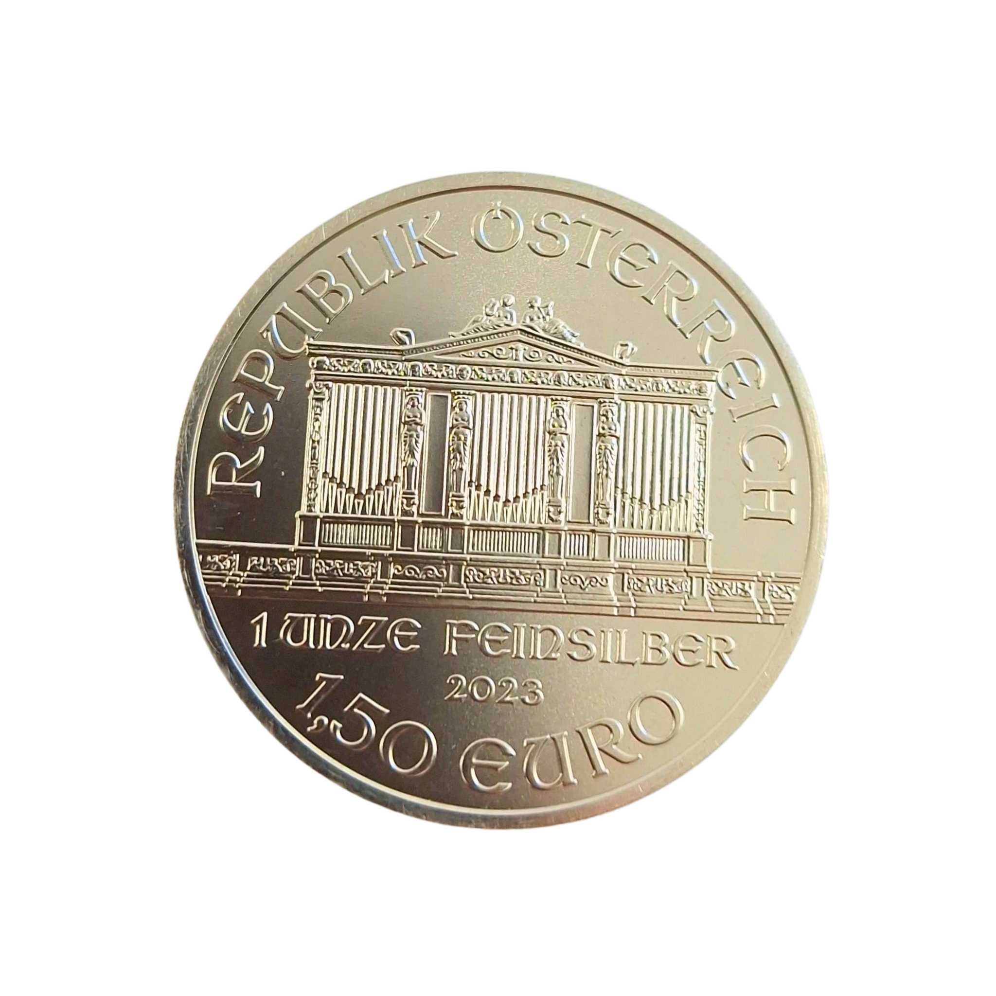 Liquid Money vinde- Moneda argint 1.5EURO Filarmonica din Wiener