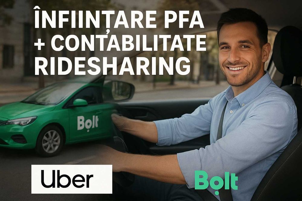 Înființare PFA + Contabilitate pentru ridesharing