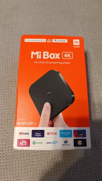 Медиа плеър Xiaomi MI TV Box S, 4K, Voice Control, Черен