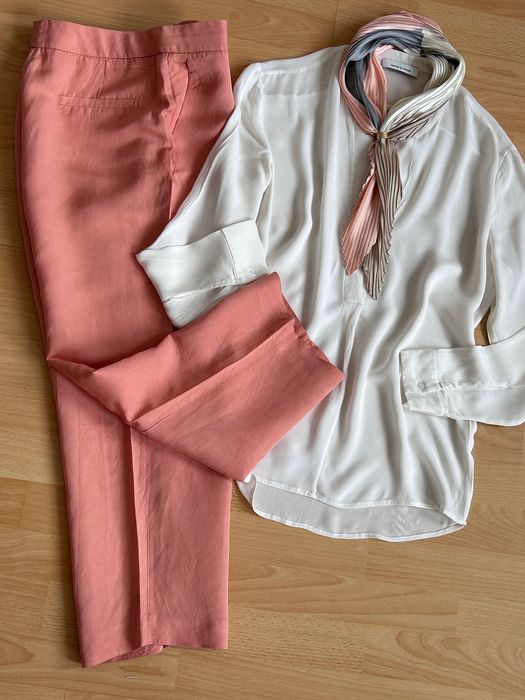 Massimo Dutti панталон & копринена туника Samsoe & Samsoe