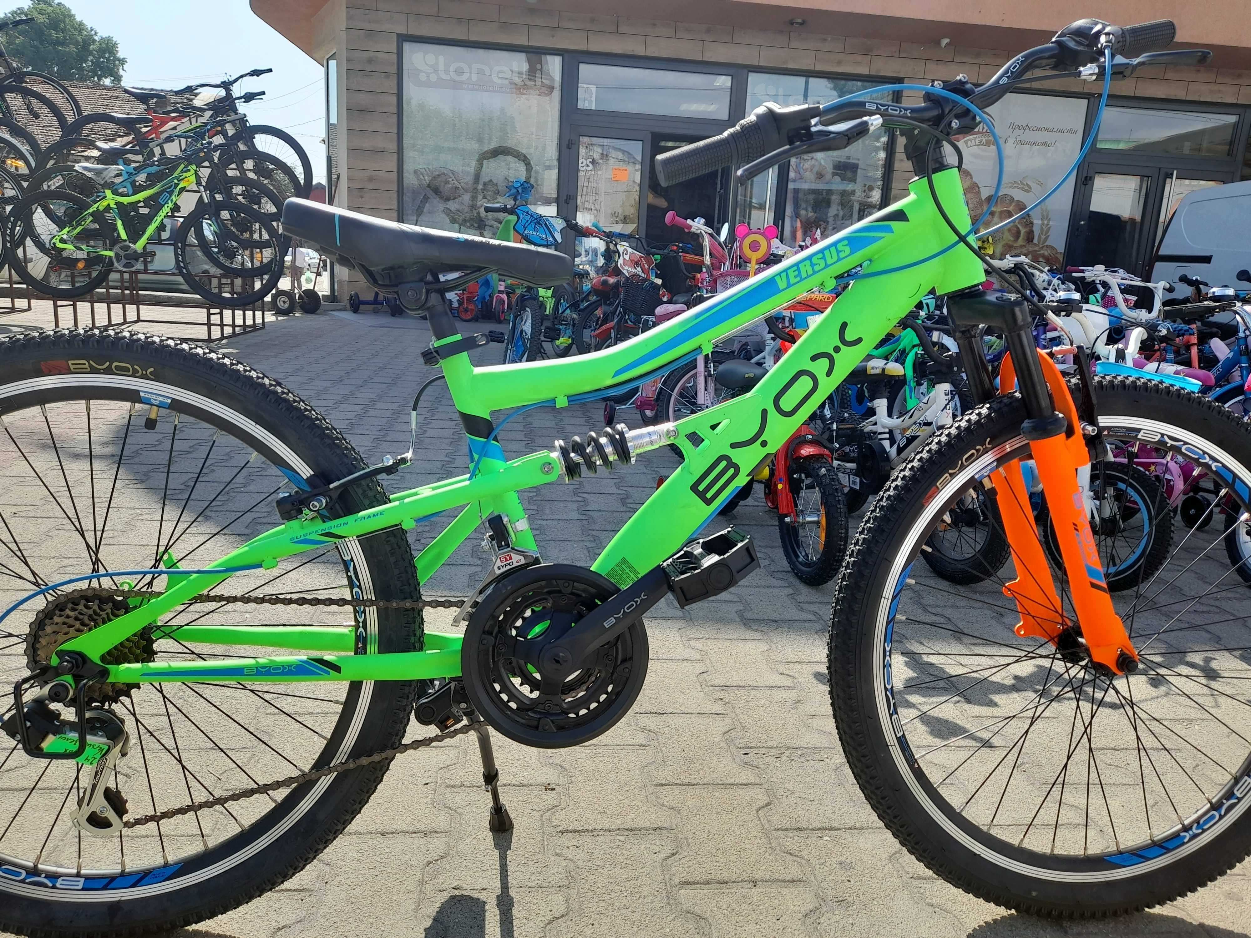 BYOX Велосипед 24" VERSUS зелен