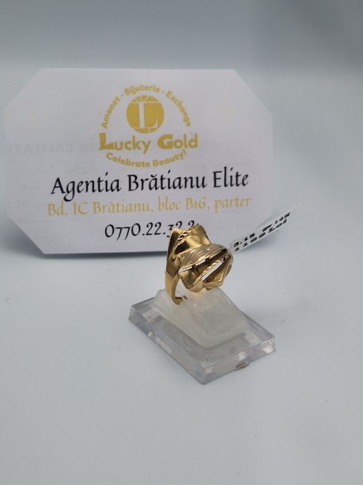 Inel 14 k 3,15 gr mărimea 14 cod 21710