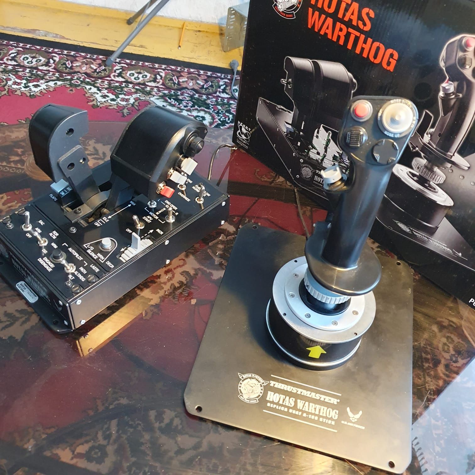 Джойстик thrustmaster hotas warthog