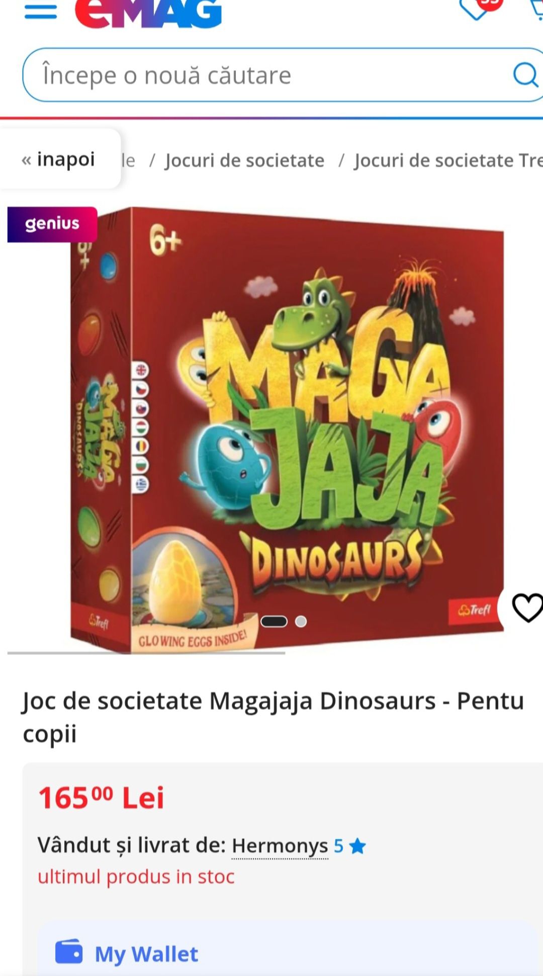 Joc nou Maga Jaja dinozauri