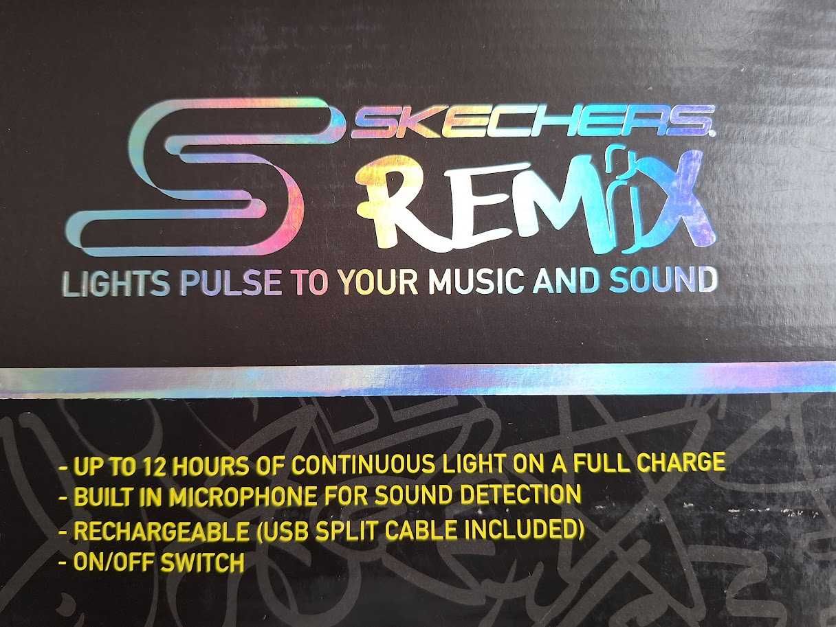 Чисто нови Skechers - S-Lights Remix с LED светлини - н. 36