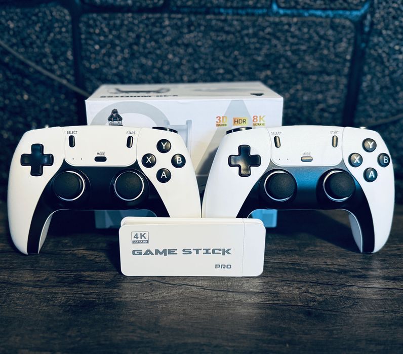 40 000 + игри БЕЗЖИЧНА 3D 4K ретро конзола с джойстици тип PS5 игра