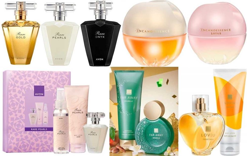 Налични парфюми, тоалетни води  от Avon, Oriflame