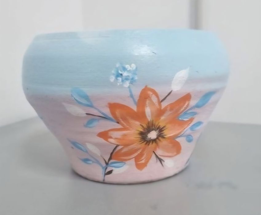 Ghivece ceramice pictate manual - modele unicat