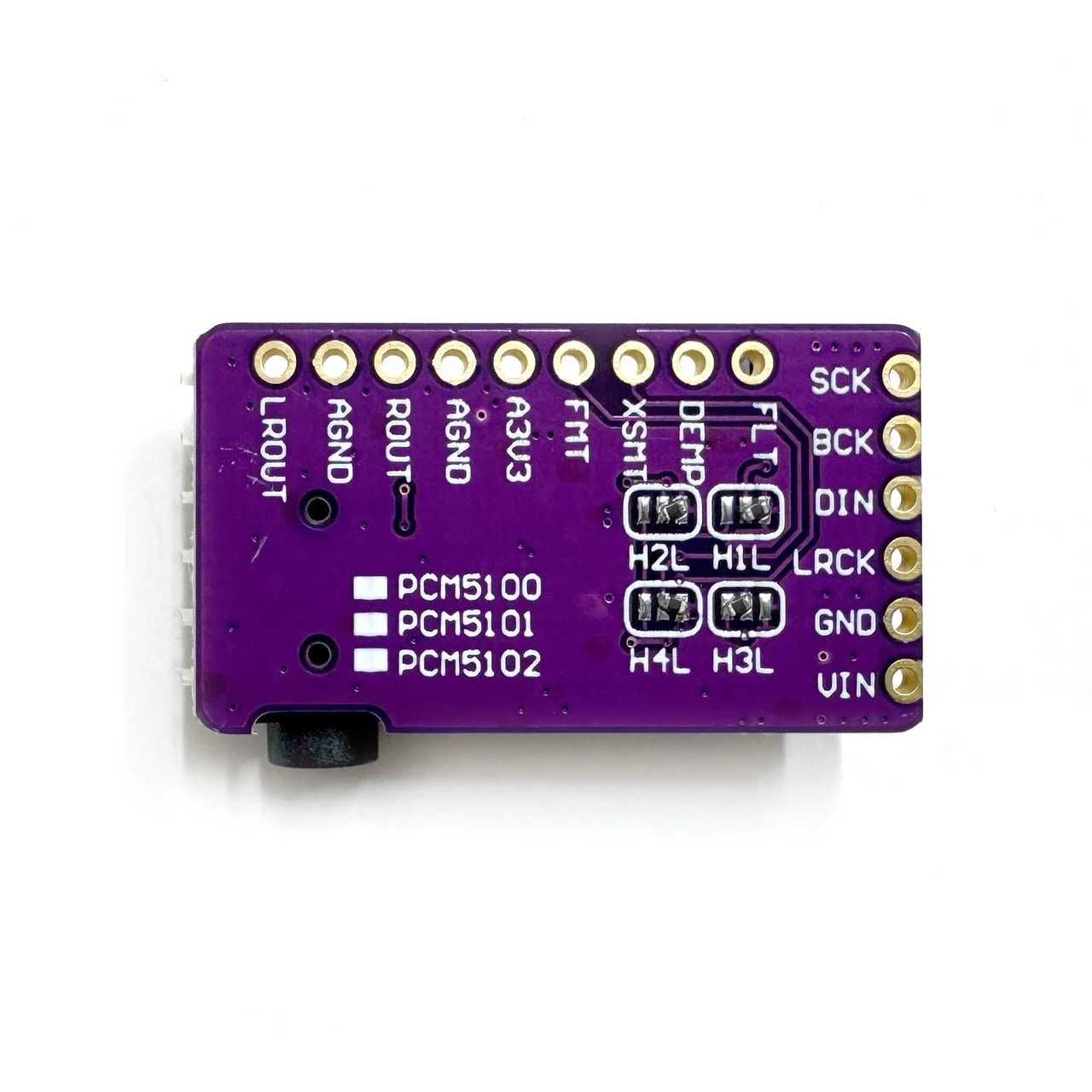 Модуль звукового I2S ЦАП на PCM5102 32бит 384K для Raspberry Pi