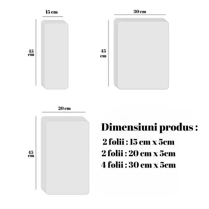 Set 8 Folii de Protectie Mobilier Impotriva Zgarieturilor de Pisici