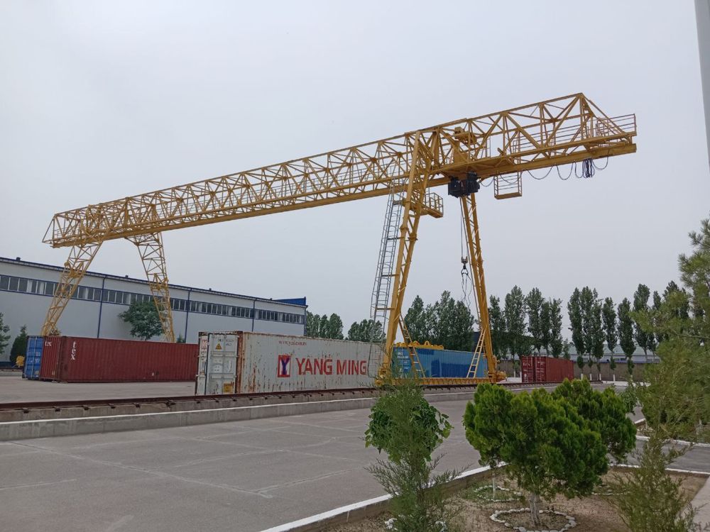 Продается безшумный козловой кран 16т с джойстиком