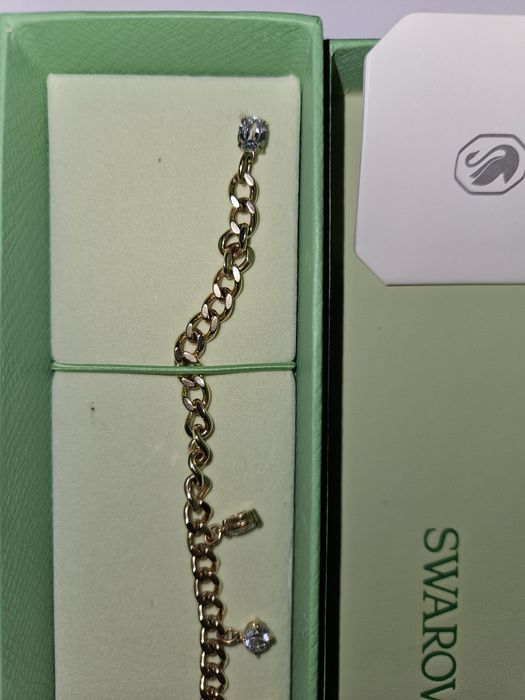 Brățară swarovski- metal placat cu aur