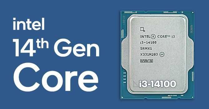 Процессор Intel Core i3 - 13100 | 14100 | Core i5-14600K