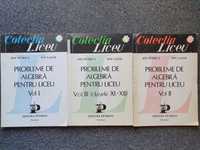 PROBLEME de ALGEBRA pentru LICEU - Petrica, Lazar (3 volume)