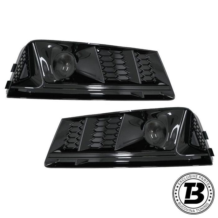 Grile Laterale compatibile cu Audi A4 B9 Non-Facelift RS4 Design