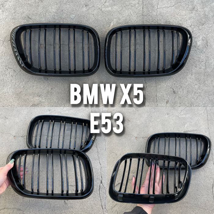 Решетка радиатора на BMW X5 E53 (1999—2003) / ноздри на бмв х5