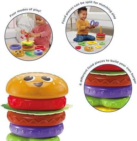 Нова VTech Baby Играчка за Създаване на Хамбургер 18+ месеца бебе