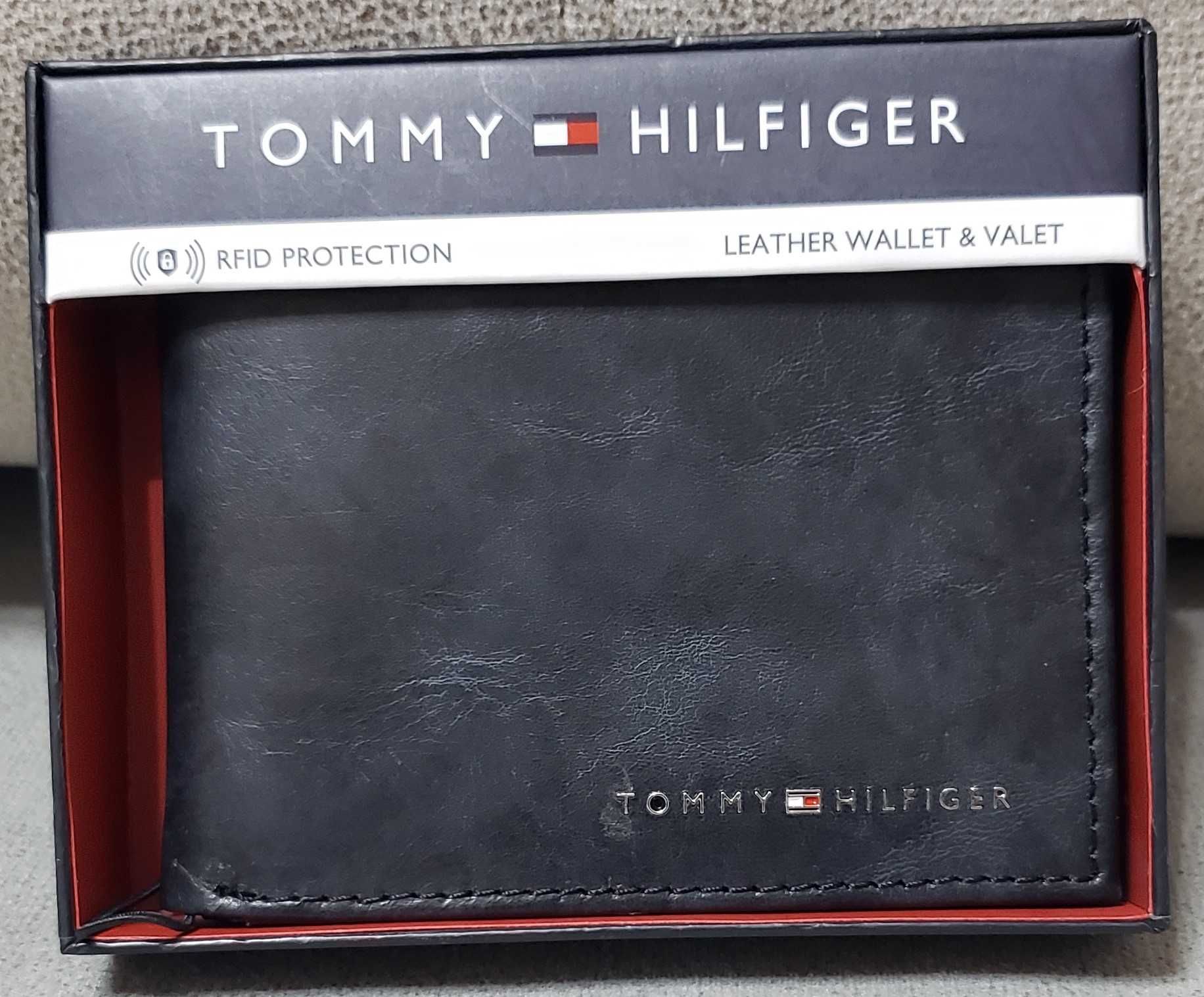 Нови, мъжки портфейли TOMMY HILFIGER – естествена кожа.